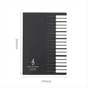Cuaderno de Música de Pentagrama Simple – Formato Estudio