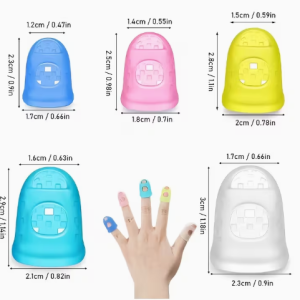 Set de protectores de dedo en silicona – Práctica con cuerdas